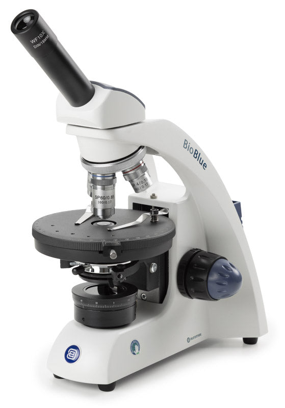 Microscopio Monocular de polarización BioBlue BB.4240-P-DLED - www.letscopes.com