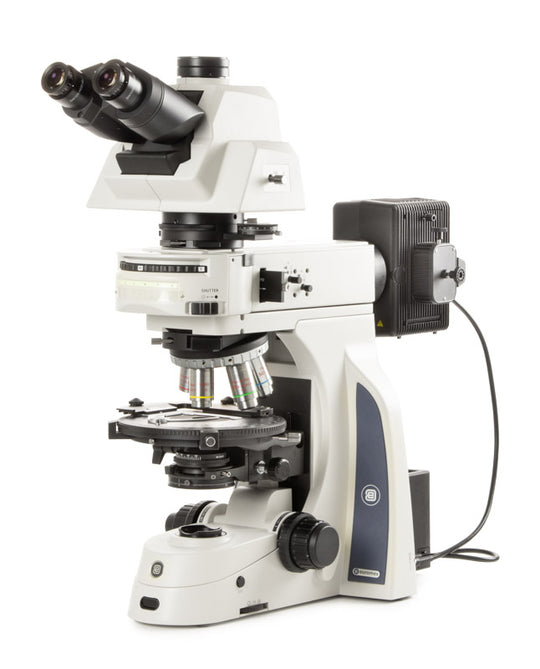 Delphi-X Observer trinocular microscope, polarisation DX.2058-PLPOLRi - www.letscopes.com