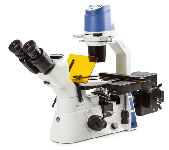 Microscope trinoculaire inversé Oxion Inverso OX.2253-PLPHF - www.letscopes.com