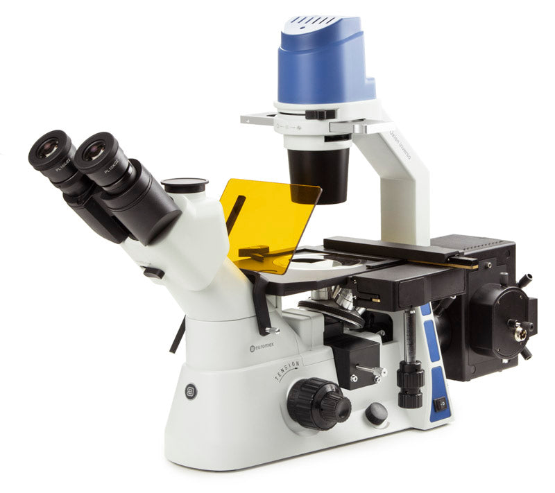 Microscopio Trinocular invertido Oxion Inverso OX.2453-PLF - www.letscopes.com